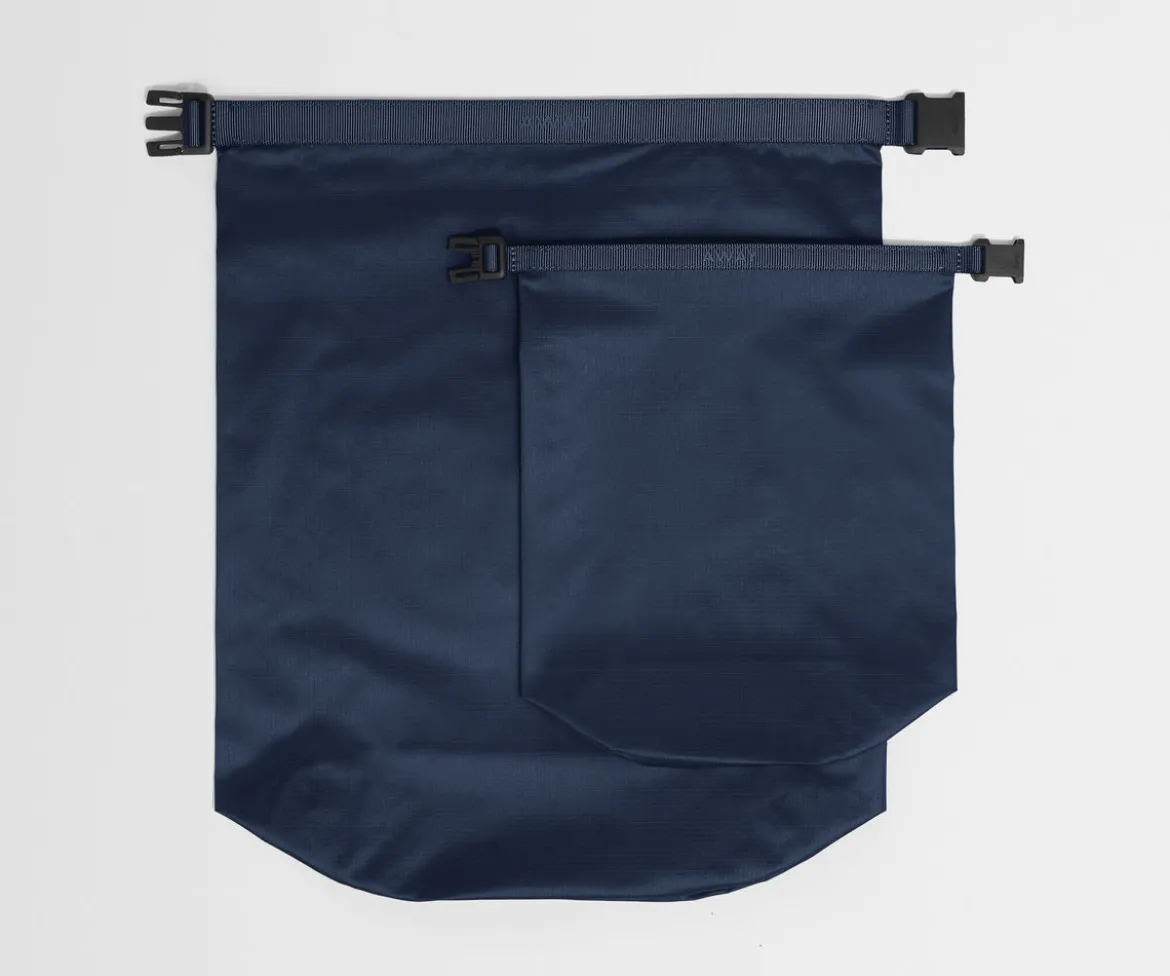 Dry Bag Duo in Navy Blue