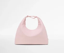 Featherlight Duo Crossbody in Blush Pink