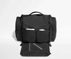 Featherlight Hanging Travel Vanity in Jet Black