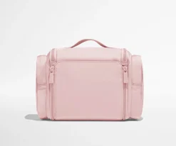 Featherlight Hanging Travel Vanity in Blush Pink