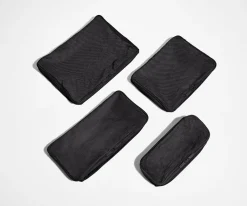 Insider Packing Cubes (Set of 4) in Jet Black