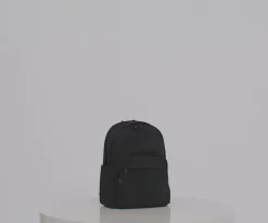 Large Featherlight Backpack in Jet Black