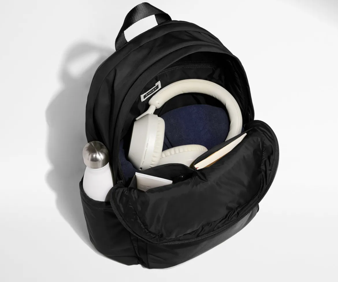 Large Featherlight Backpack in Jet Black