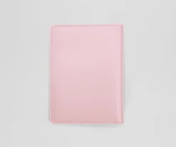 Passport Holder in Glacial Pink