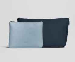 Pouch Duo in Arctic Blue
