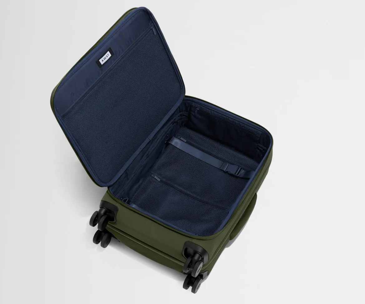 Softside Bigger Carry-On in Olive Green