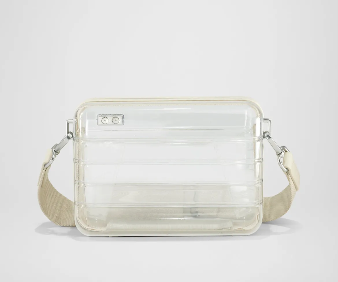 Stadium Bag in Clear/Salt White