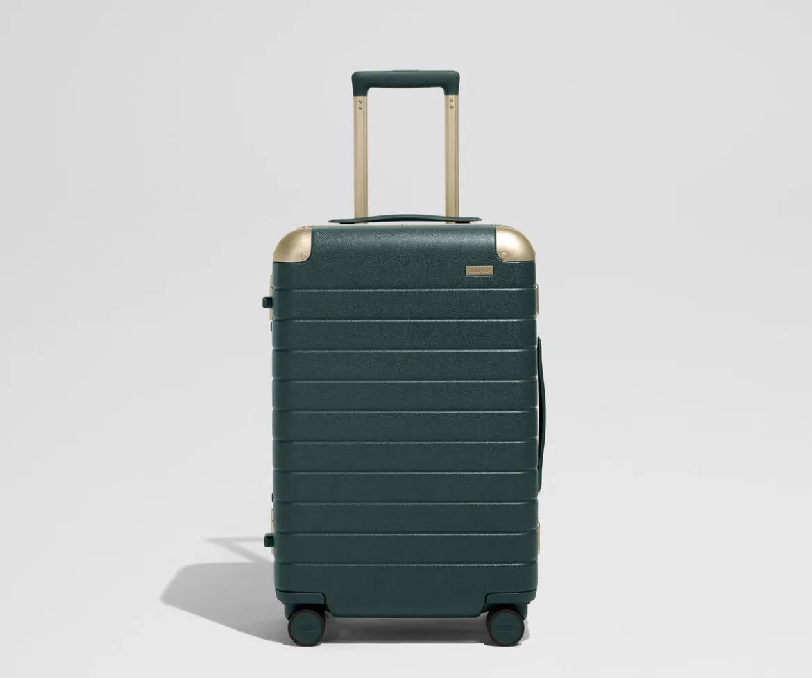 The Aluminum Edge Bigger Carry-On in Ivy Green