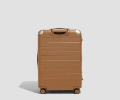 The Aluminum Edge Medium in Cognac Brown