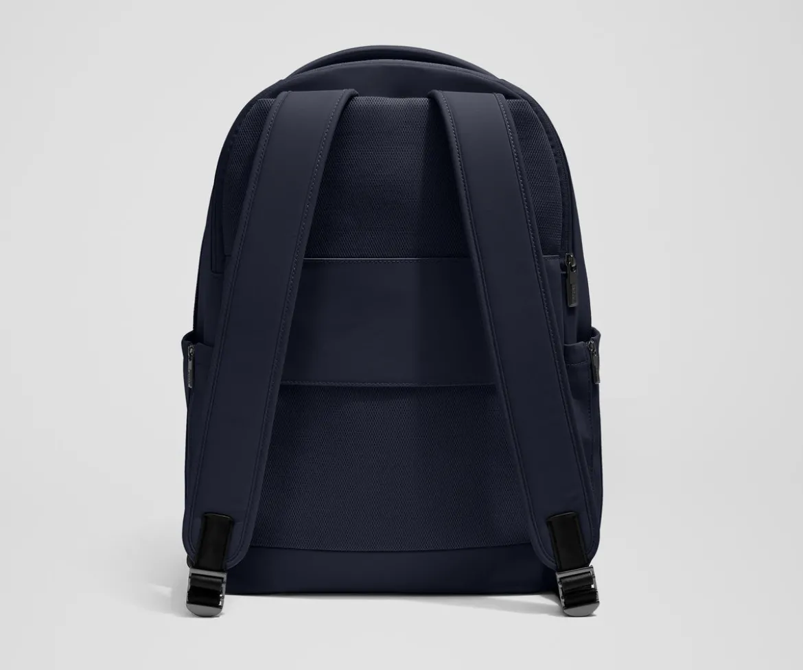 The Commuter Backpack in Navy Blue