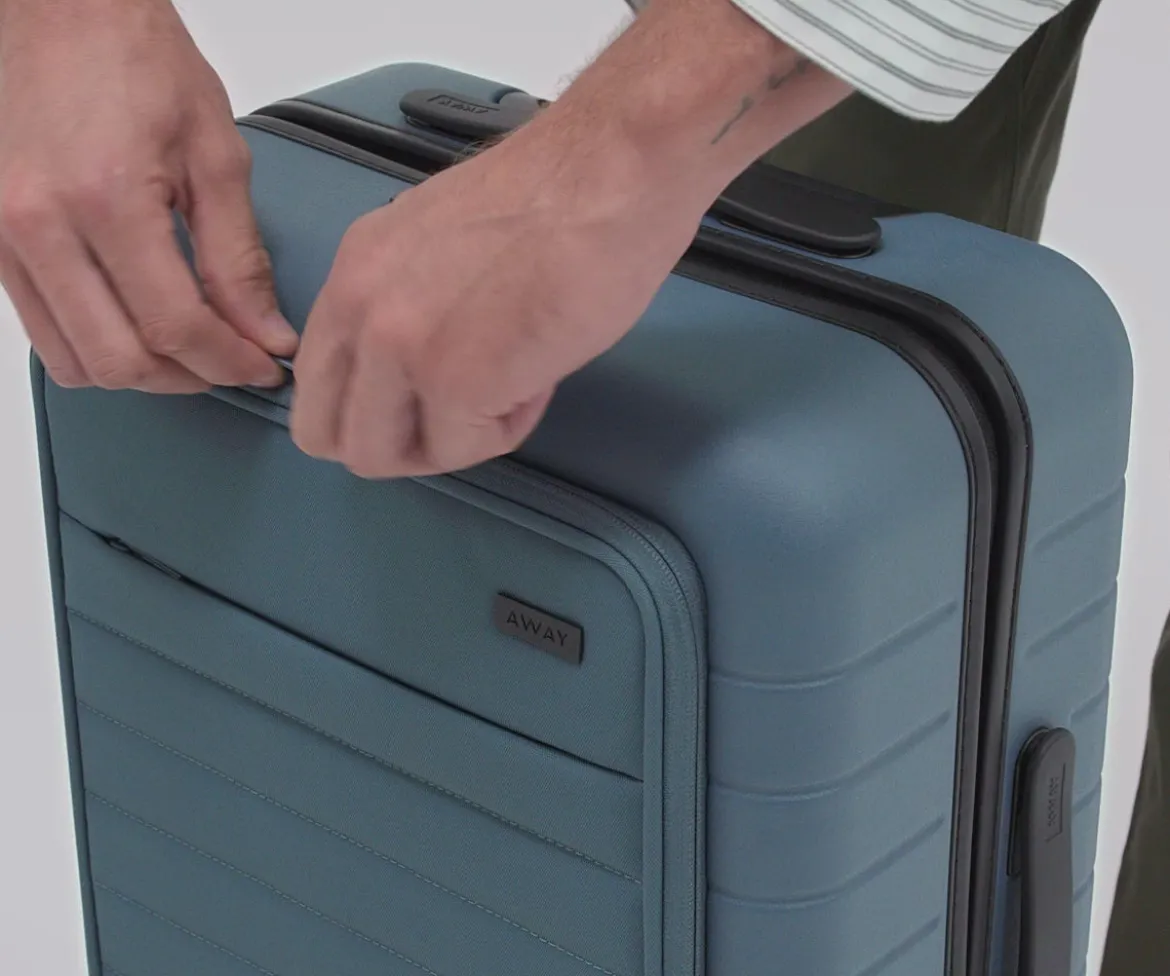The Executive Bigger Carry-On in Olive Green