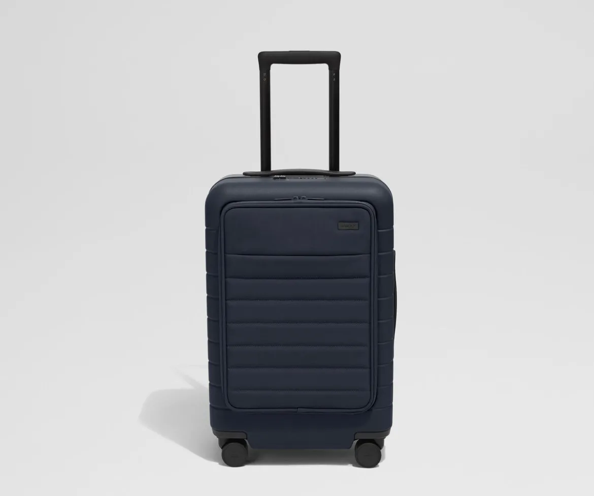 The Executive Carry-On in Navy Blue