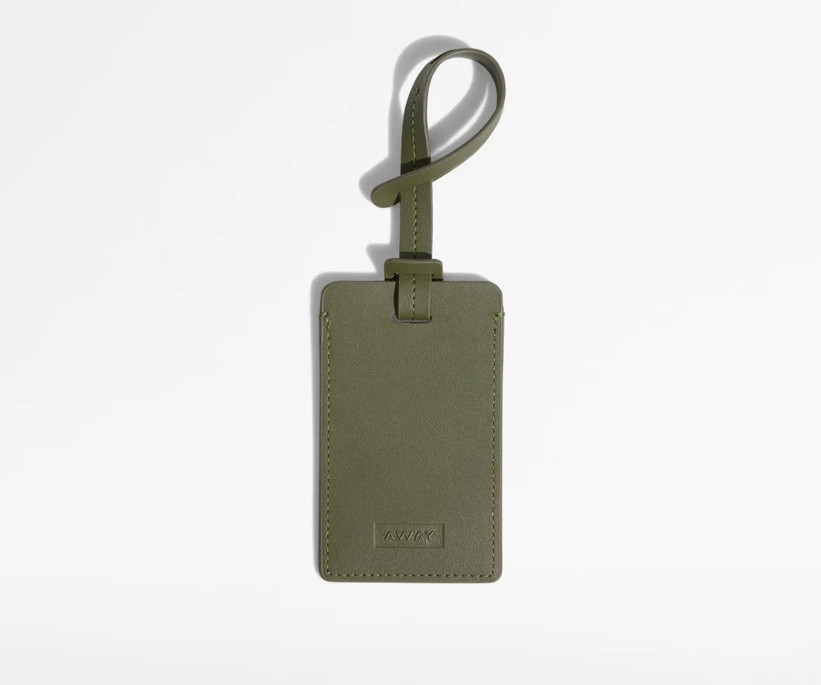 The Luggage Tag in Olive Green