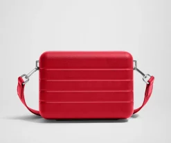 The Mini Crossbody in Cherry Red