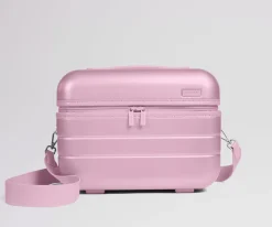 The Train Case in Glacial Pink